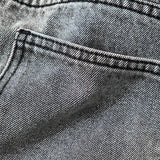 High Waist Straight Leg Light Wash Denim Jeans