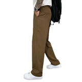 Men’s Relaxed Fit Straight Leg Casual Trousers