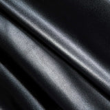 Skórzana Spódnica Midi z Drapowaniem i Rozcięciem