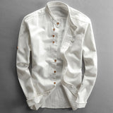 Men’s Mandarin Collar Casual Blazer Jacket