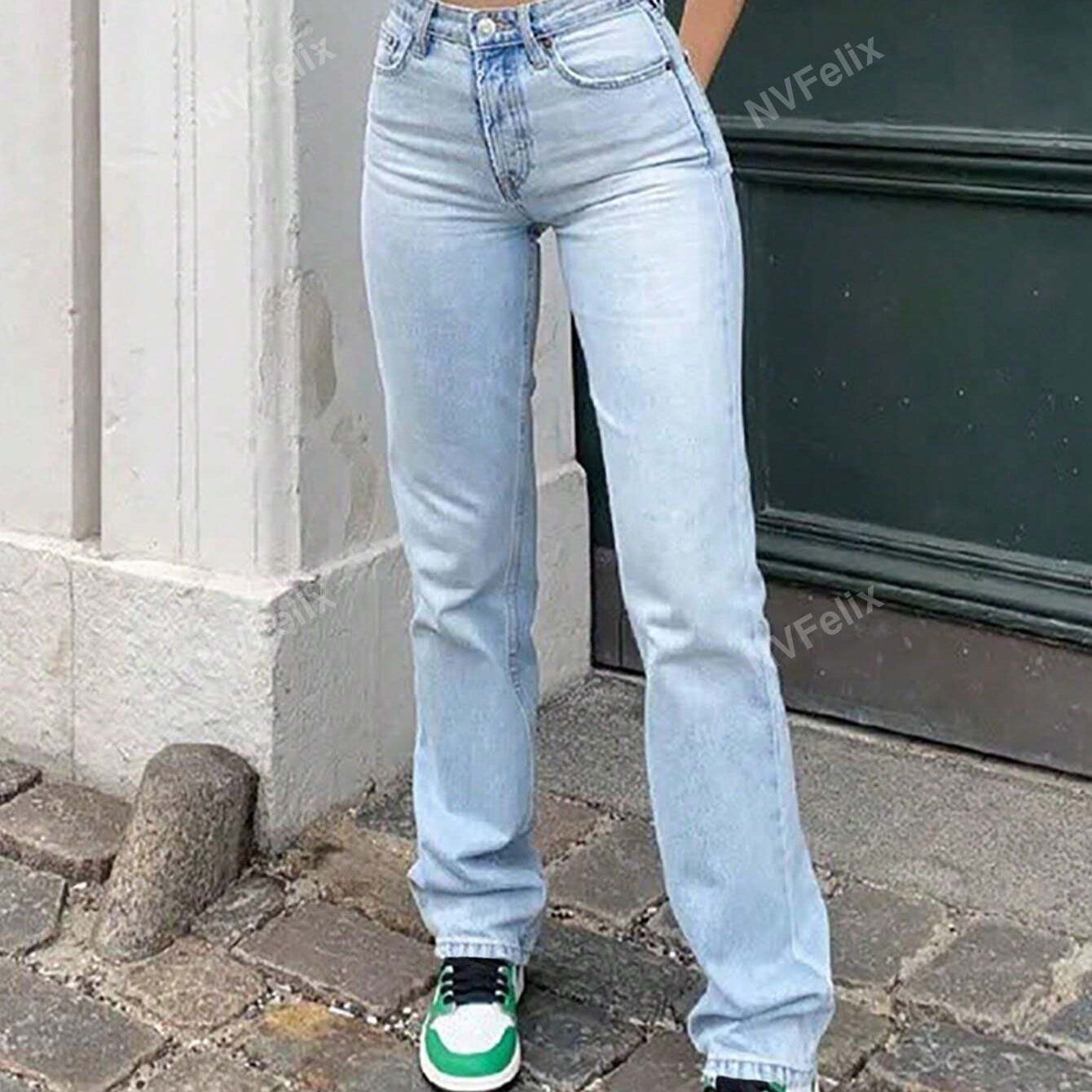 High Waist Jeans mit Straight Leg – Zeitlos, Urban & Everyday-Ready