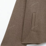 Elegant Wool Blend Long Coat