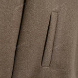 Elegant Wool Blend Long Coat