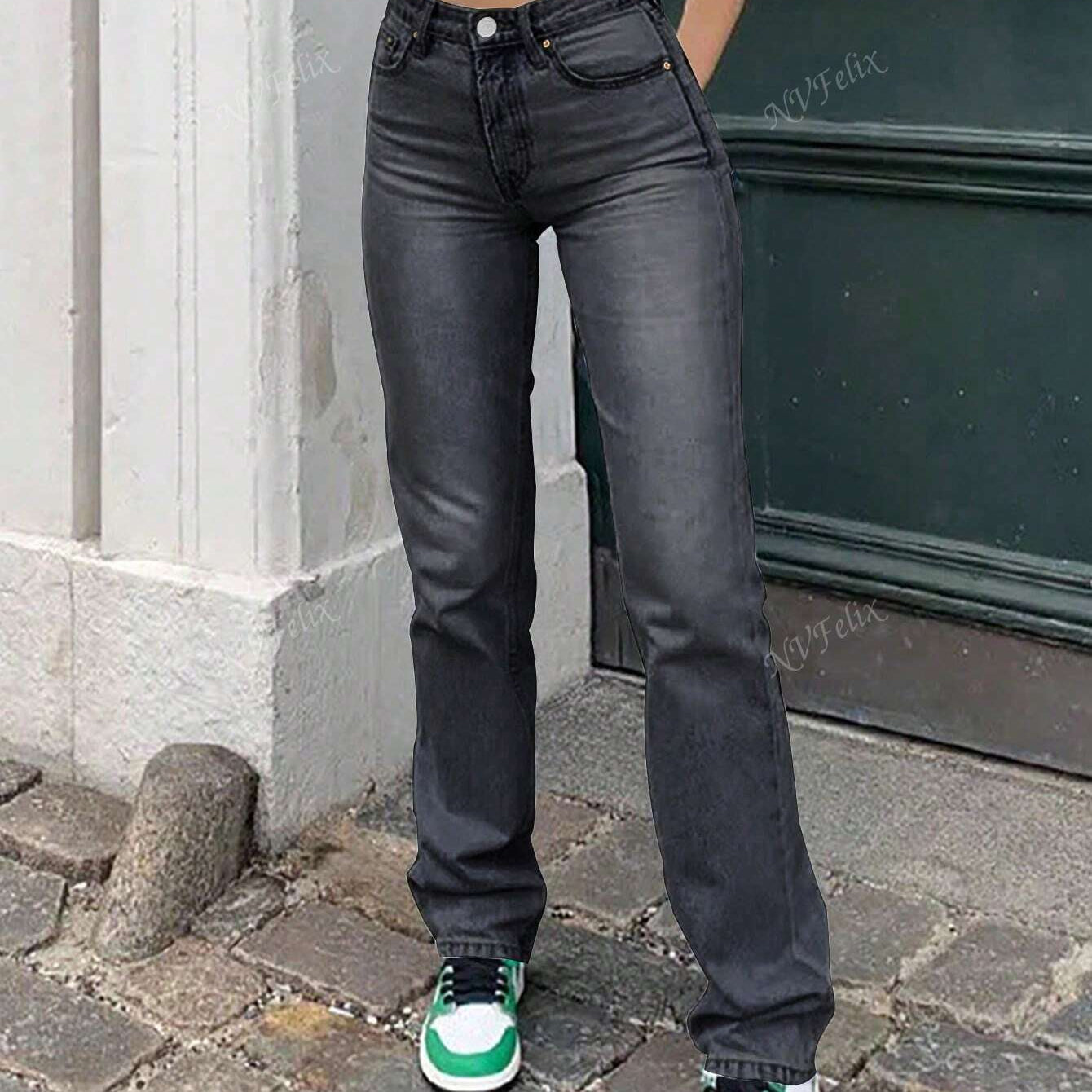 High Waist Jeans mit Straight Leg – Zeitlos, Urban & Everyday-Ready