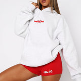 With Love Always Oversized Hoodie Grey Marl – Soft, Warm and Stylish