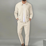 Men’s Casual Zip Jacket and Pants Set