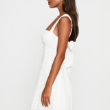 White Broderie Anglaise Mini Dress