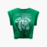 Graphic Cropped T Shirt Casual Street Style Fit