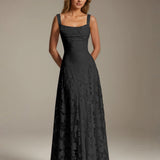 Adrienne | Floral Lace A-Line Bridesmaid Gown
