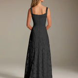 Adrienne | Floral Lace A-Line Bridesmaid Gown