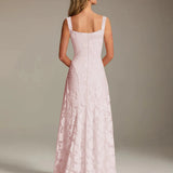 Adrienne | Floral Lace A-Line Bridesmaid Gown