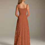 Adrienne | Floral Lace A-Line Bridesmaid Gown