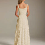 Adrienne | Floral Lace A-Line Bridesmaid Gown