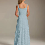 Adrienne | Floral Lace A-Line Bridesmaid Gown