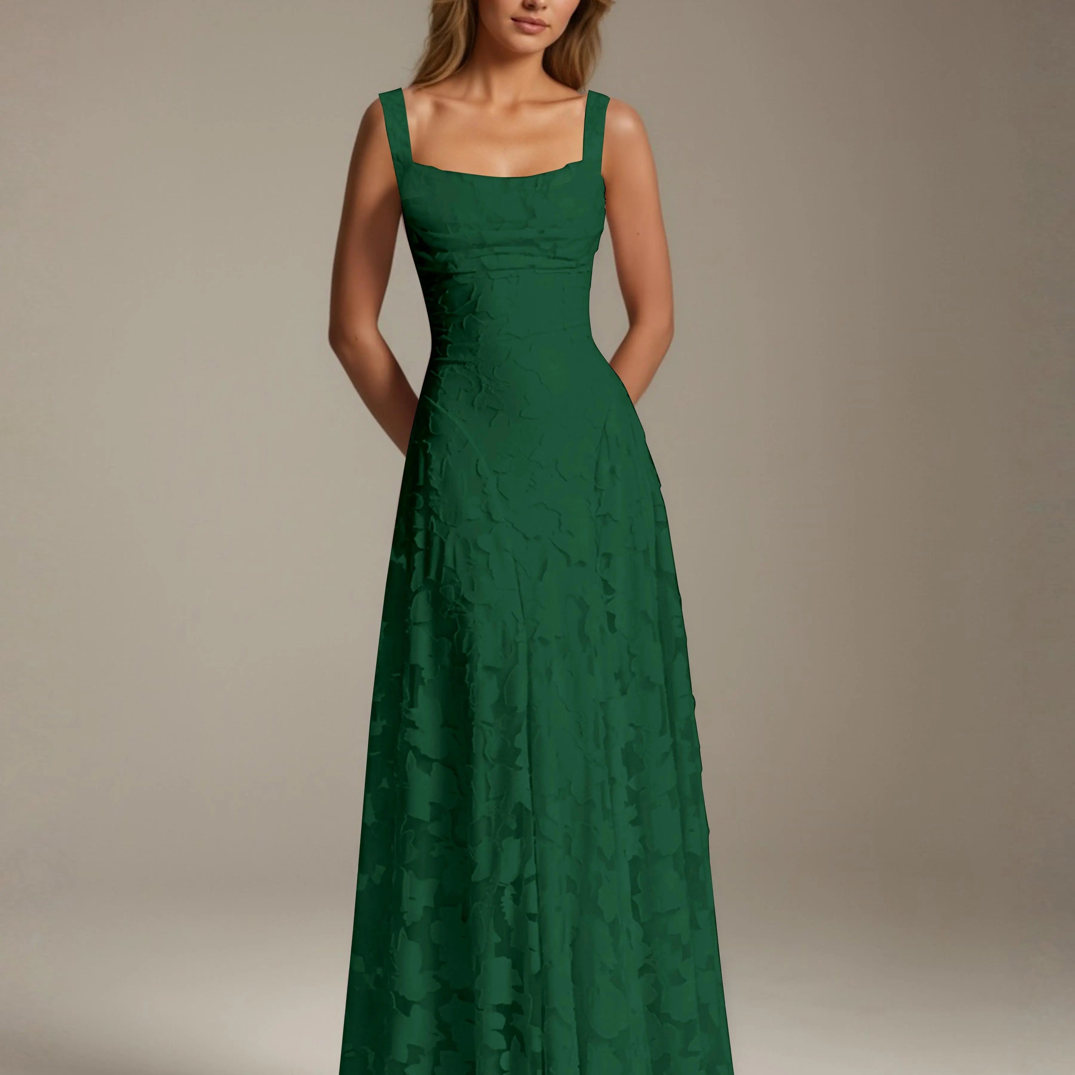 Adrienne | Floral Lace A-Line Bridesmaid Gown