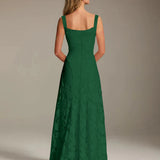Adrienne | Floral Lace A-Line Bridesmaid Gown
