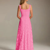 Adrienne | Floral Lace A-Line Bridesmaid Gown