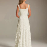 Adrienne | Floral Lace A-Line Bridesmaid Gown