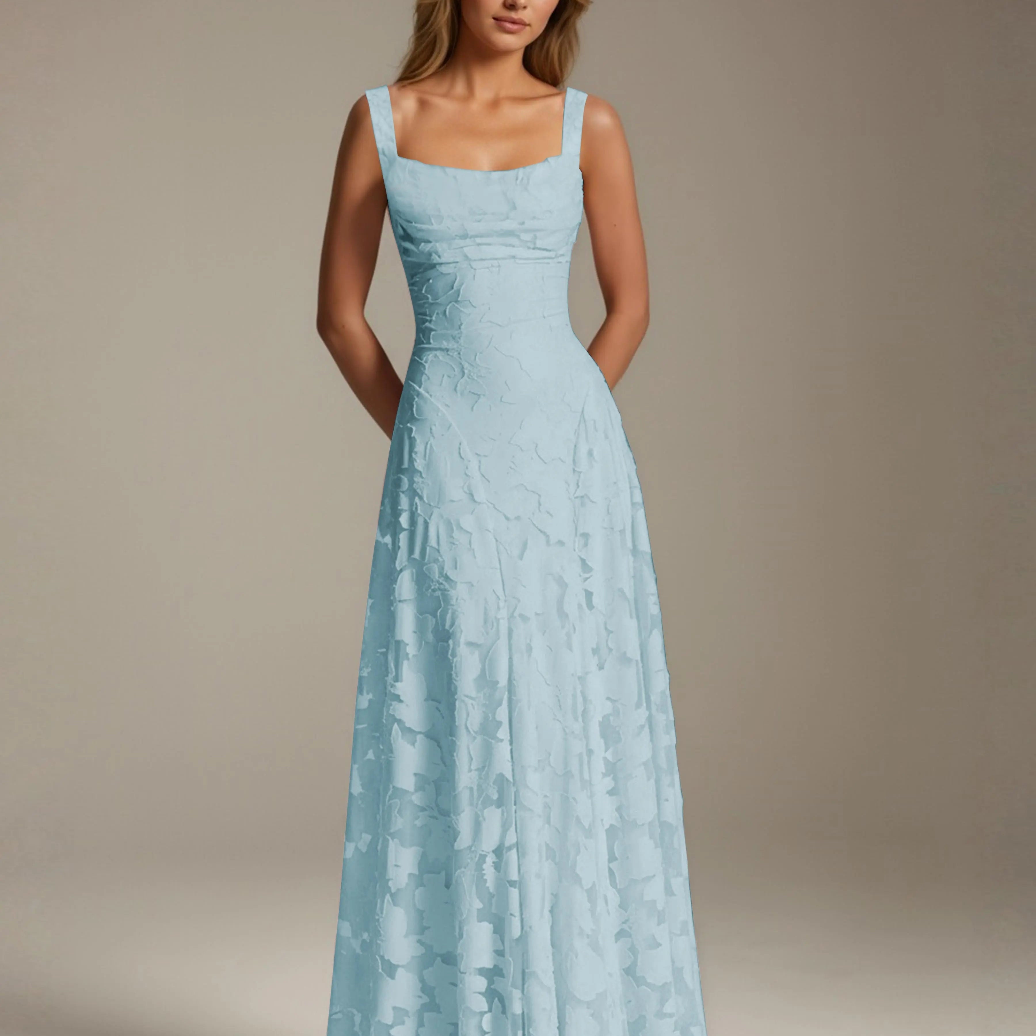 Adrienne | Floral Lace A-Line Bridesmaid Gown