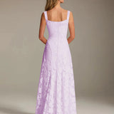 Adrienne | Floral Lace A-Line Bridesmaid Gown
