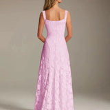Adrienne | Floral Lace A-Line Bridesmaid Gown