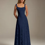 Adrienne | Floral Lace A-Line Bridesmaid Gown