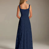 Adrienne | Floral Lace A-Line Bridesmaid Gown
