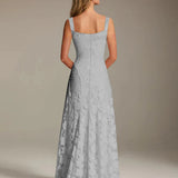 Adrienne | Floral Lace A-Line Bridesmaid Gown