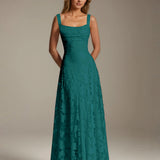 Adrienne | Floral Lace A-Line Bridesmaid Gown