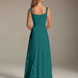 Adrienne | Floral Lace A-Line Bridesmaid Gown