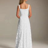 Adrienne | Floral Lace A-Line Bridesmaid Gown