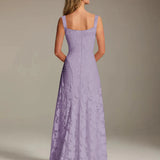 Adrienne | Floral Lace A-Line Bridesmaid Gown