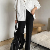 Klassische Oversized Damenbluse – Zeitlos, Vielseitig & Minimalistisch