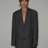 Oversized Double Breasted Blazer Dress