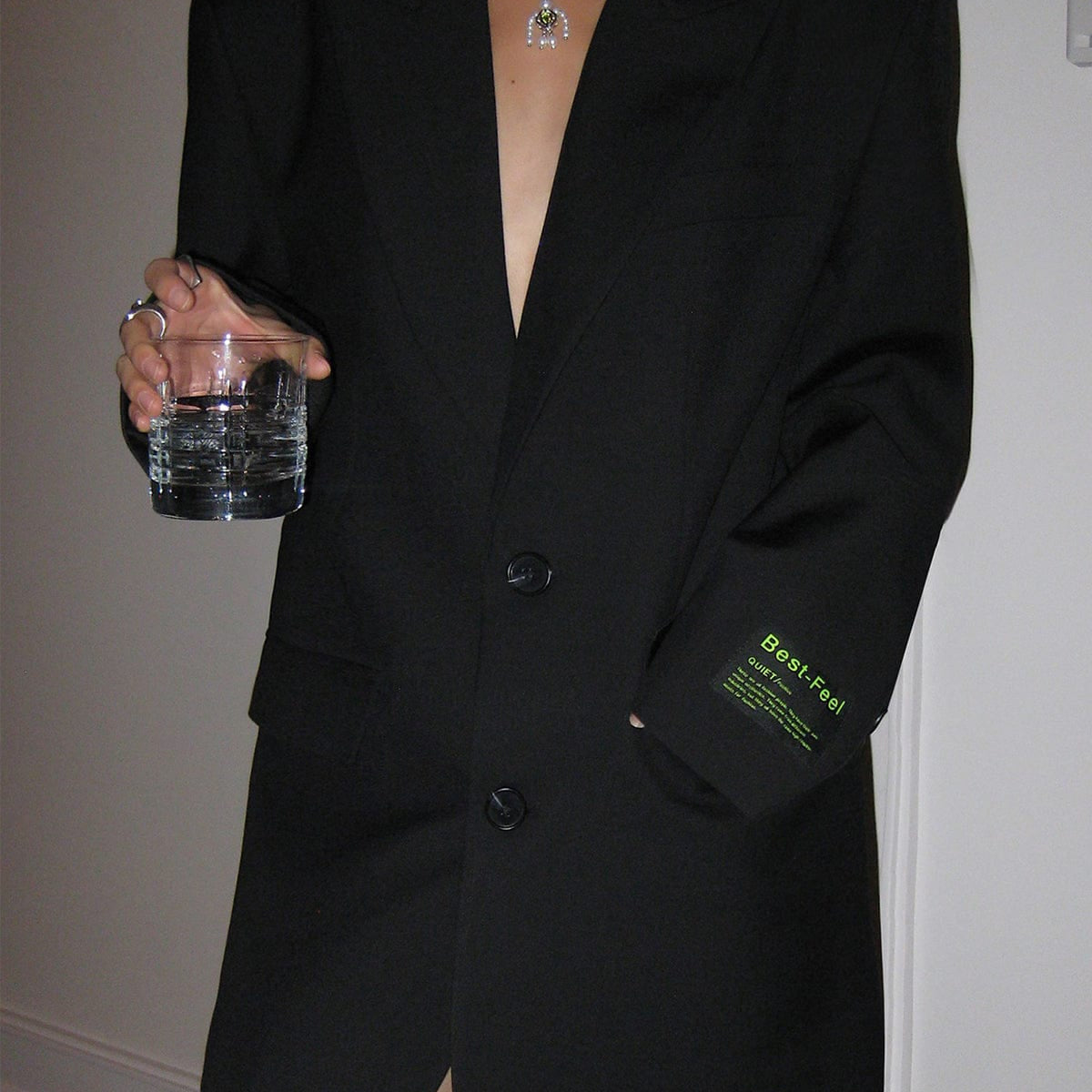 Oversized Double Breasted Blazer Dress