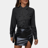 Lydia | Ruffled Blouse with Elegant Feminine Detail