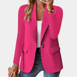 Classic Single Button Tailored Blazer