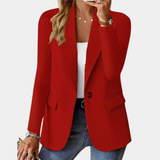 Classic Single Button Tailored Blazer