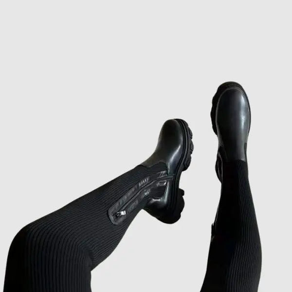 Charlotte | Stretch Strickstiefel