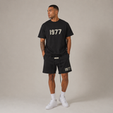 Premium Short Set with Graphic Print – Oversized, Comfortable and Timelessly Stylish
