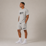 Premium Men’s Summer Set Off-White – Soft Cotton, Oversized and Timelessly Stylish