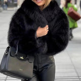 Luxury Faux Fur Oversized Winter Jacket