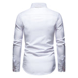 Men’s Slim Fit Contrast Trim Dress Shirt