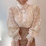Tara | Lace Blouse with Elegant Detail
