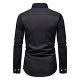 Men’s Slim Fit Contrast Trim Dress Shirt