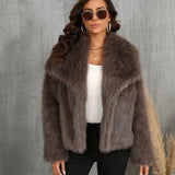 Luxury Faux Fur Oversized Winter Jacket