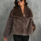 Luxury Faux Fur Oversized Winter Jacket