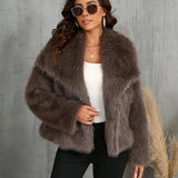 Luxury Faux Fur Oversized Winter Jacket
