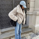 Luxury Faux Fur Oversized Winter Jacket