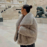 Luxury Faux Fur Oversized Winter Jacket
